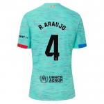 Günstige Fußballtrikots FC Barcelona R. Araujo 4 3rd trikot 2023-24 Kurzarm Günstige Fußballtrikots FC Barcelona R. Araujo 4 3rd trikot 2023-24 Kurzarm